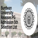 Burdwan University Releases PG Admission 5th Selection List